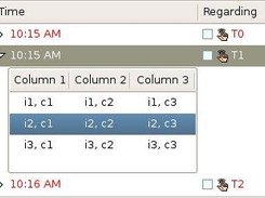 CTableTree with Cell containing a Native SWT Table