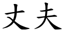 丈夫 (楷體矢量字庫)