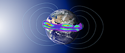 Airglow and Earth's Magnetic Field