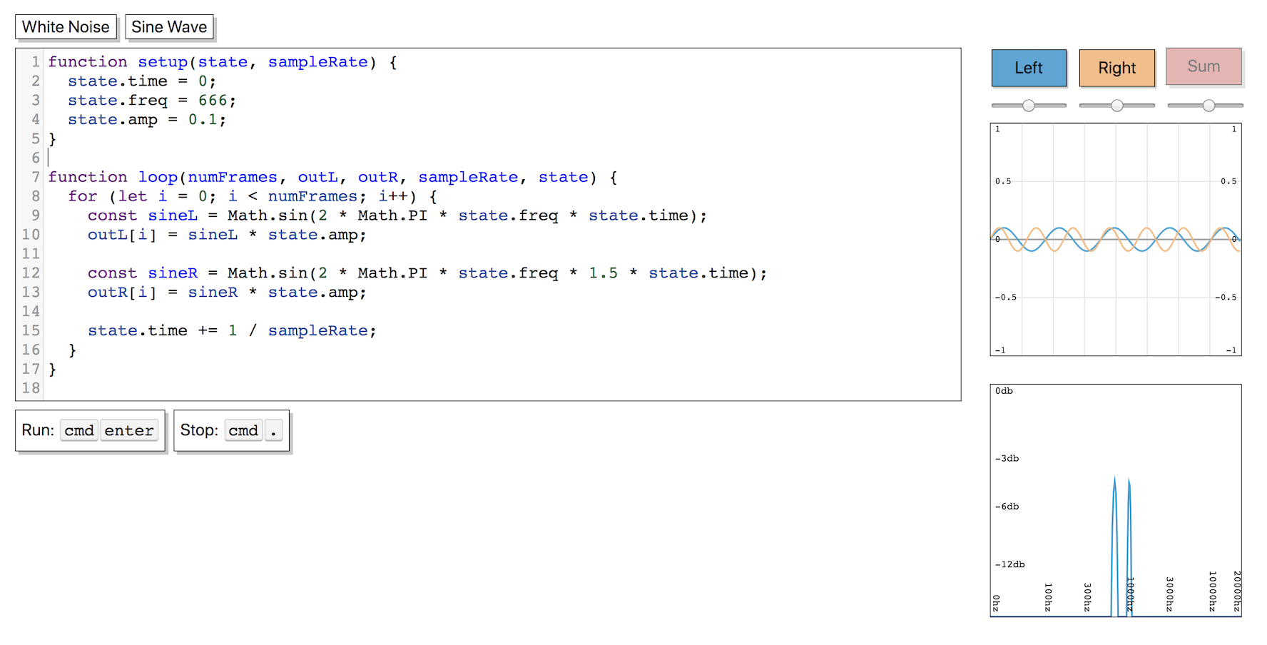 Audio DSP Playground