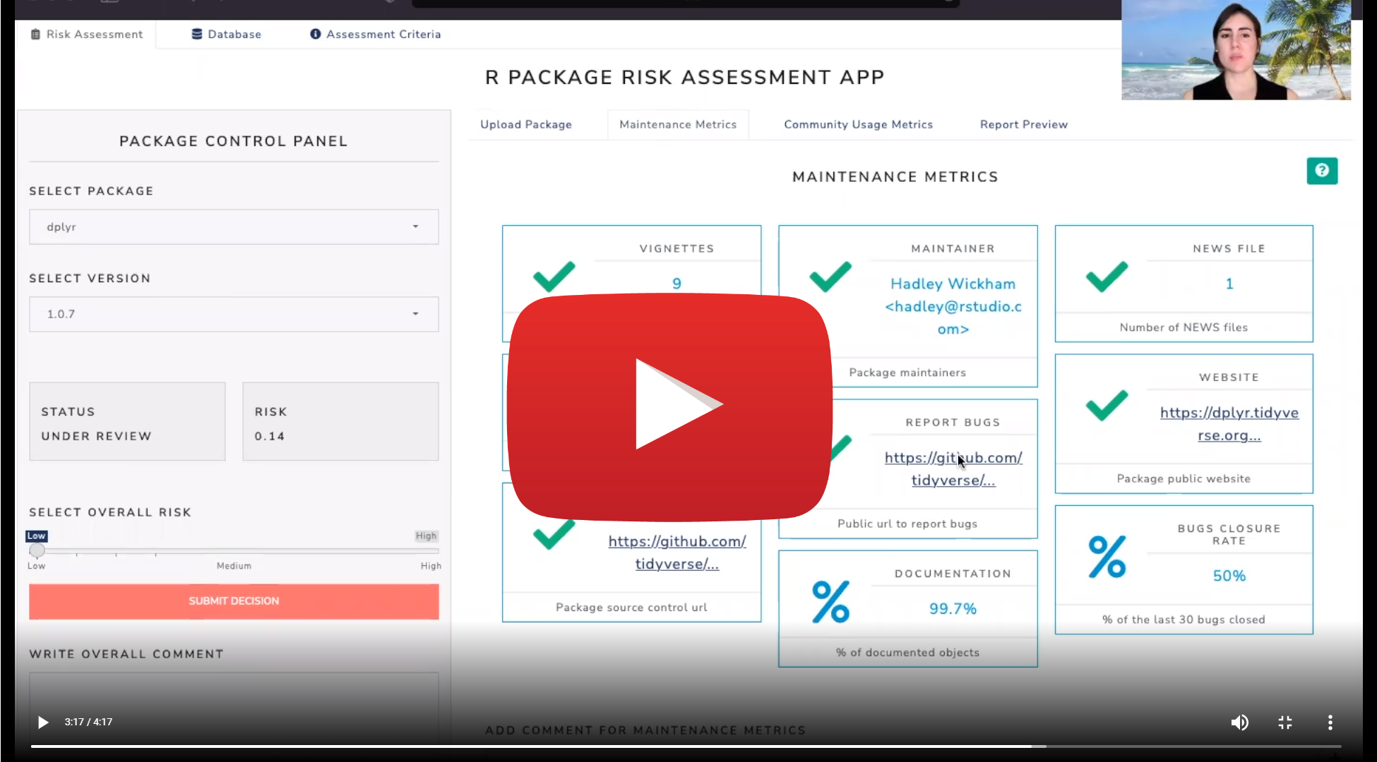 R Validation Hub update