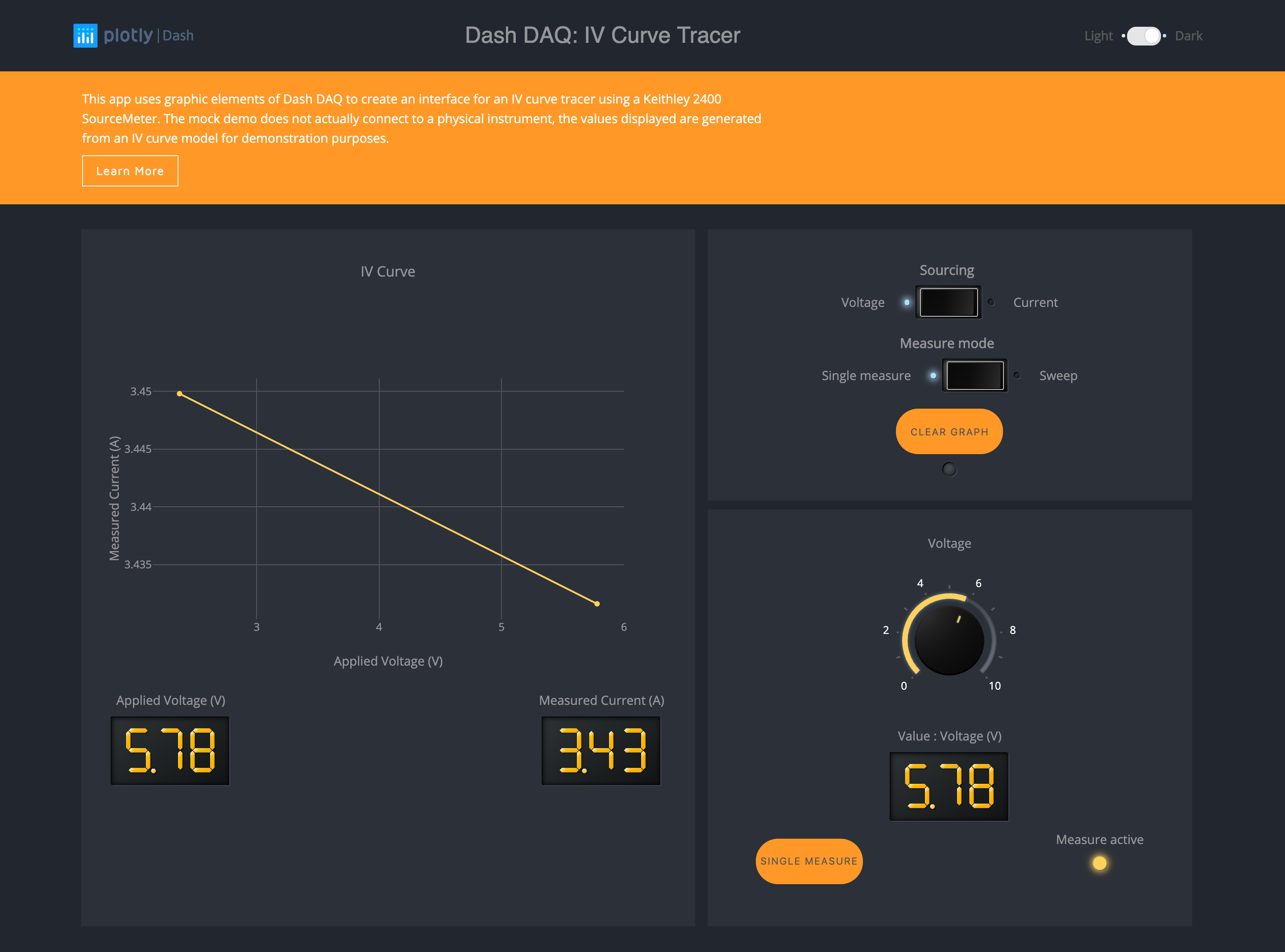 IV Curve Tracer