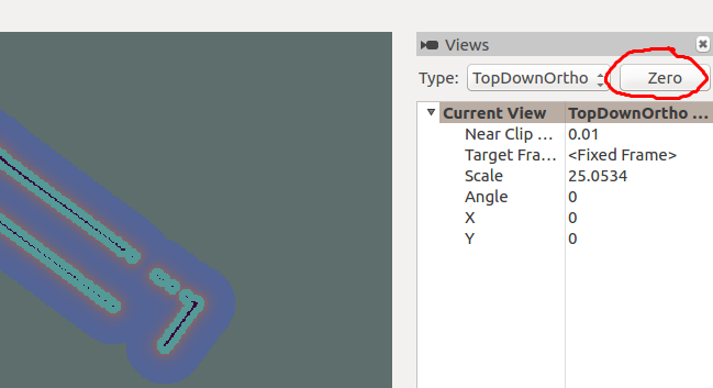 Zeroing the SLAM map