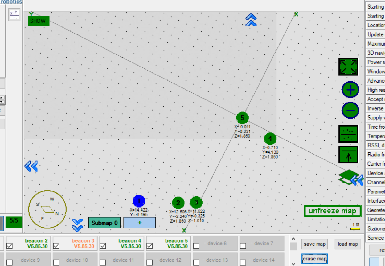 Move submap to match coordinates