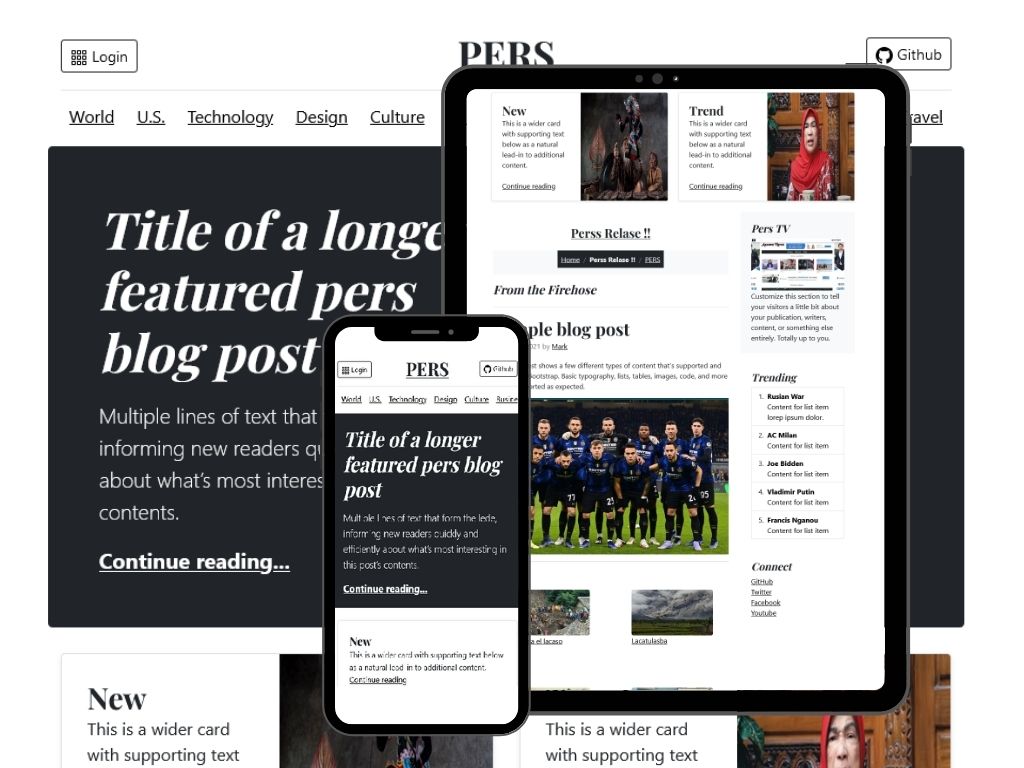 free website template news magazine gratis