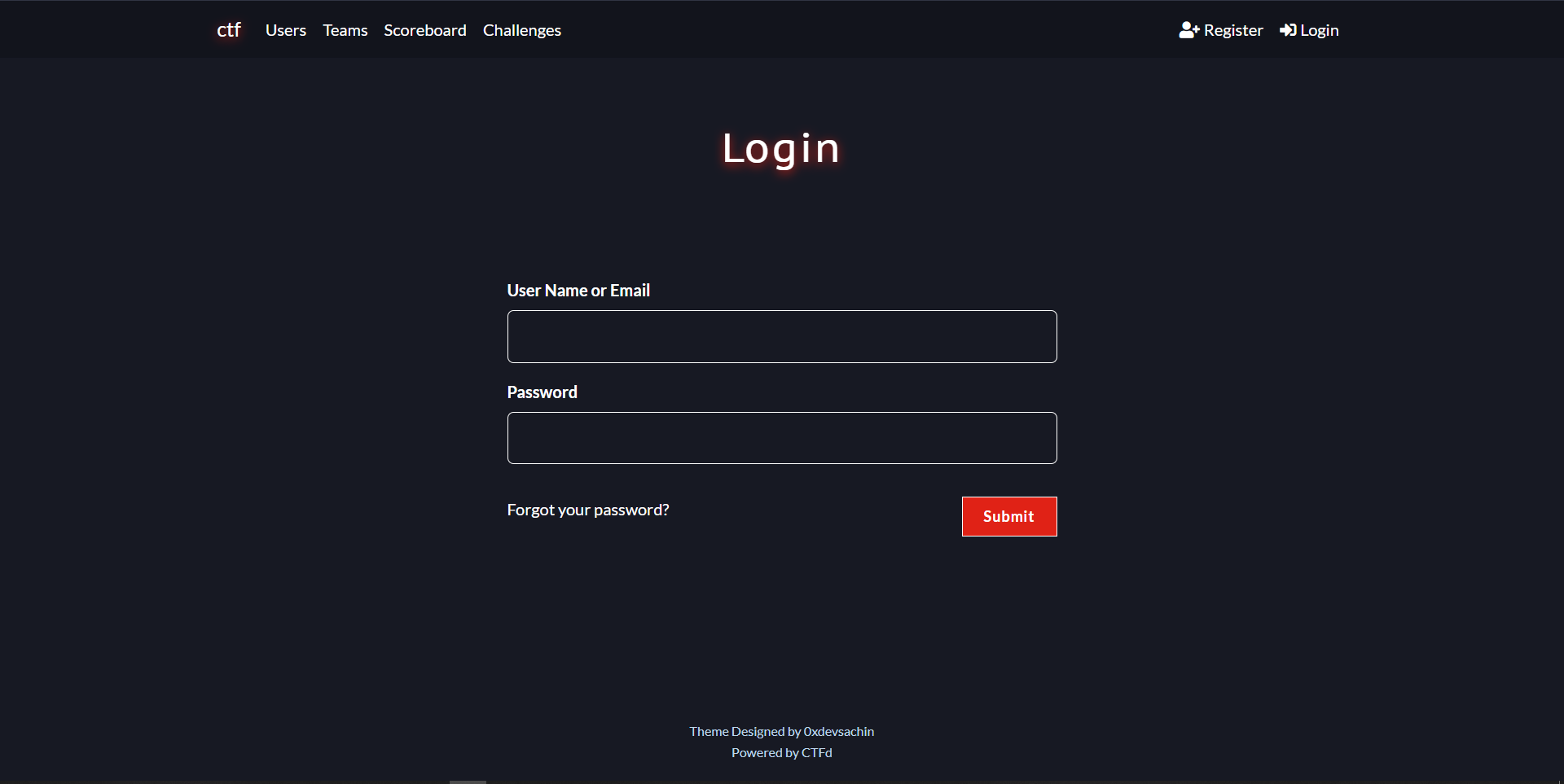 Login Page