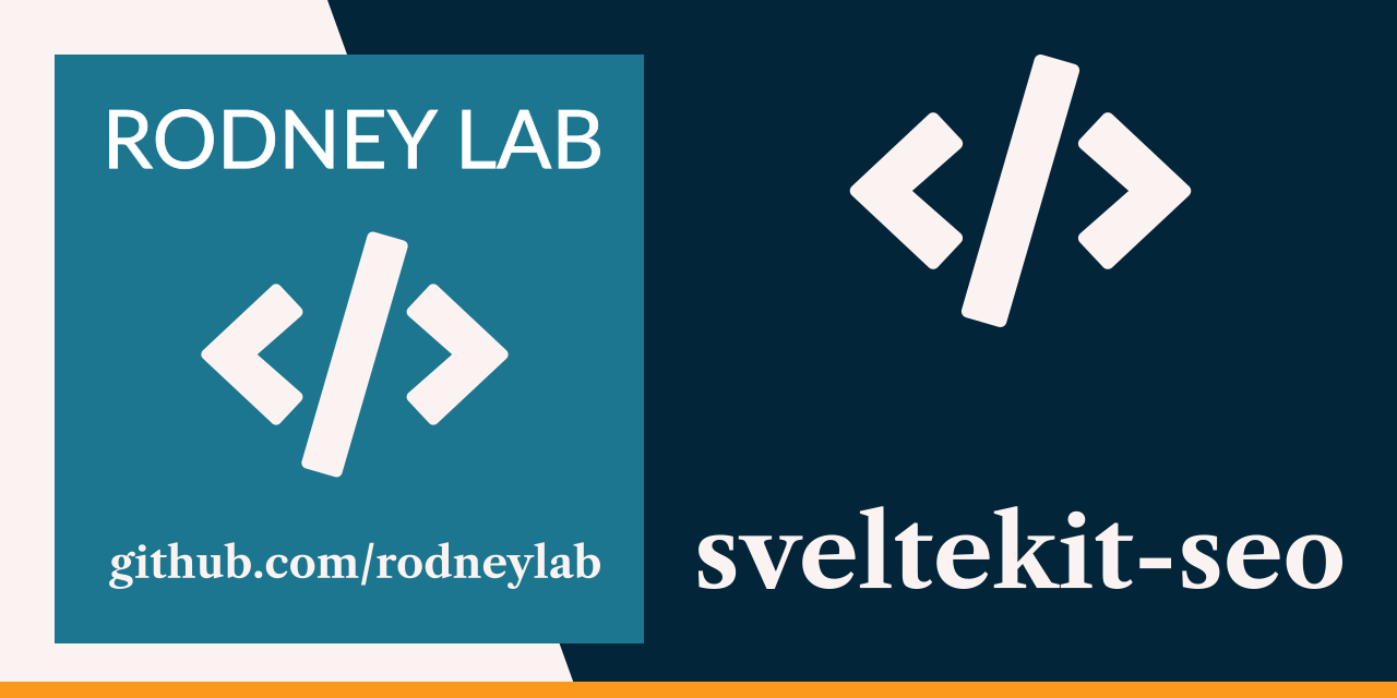 Rodney Lab sveltekit-seo Github banner