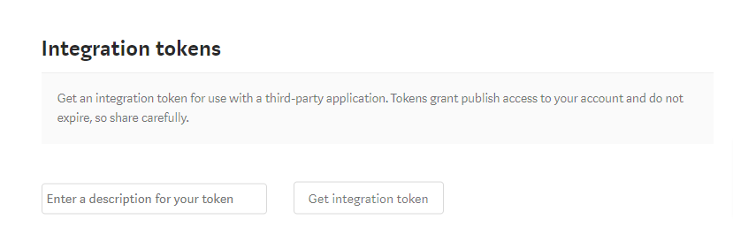 Generate token