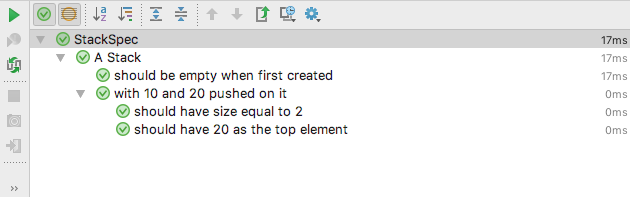 StackSpec result