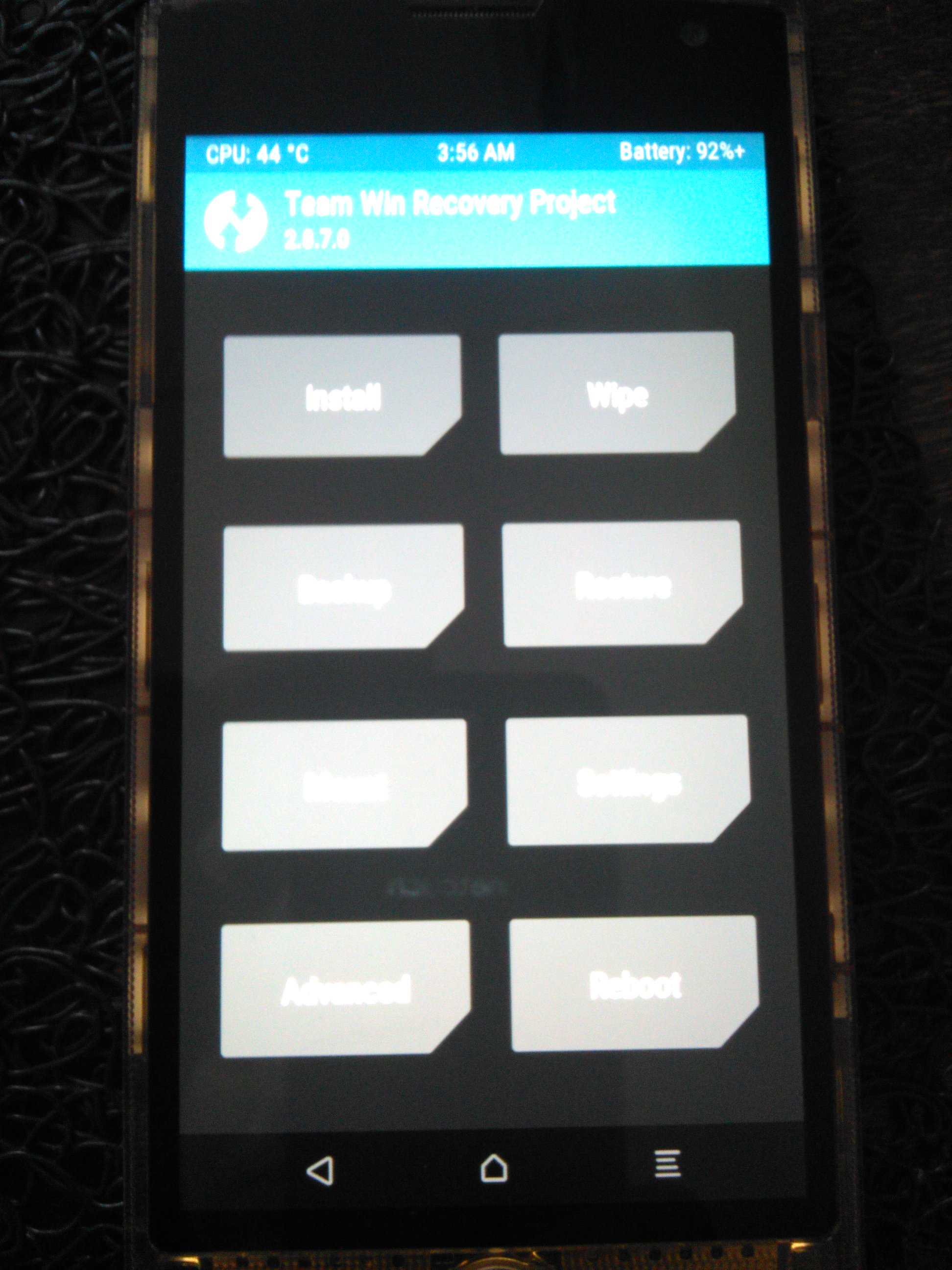 TWRP-Menu