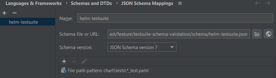 Add Json Schema