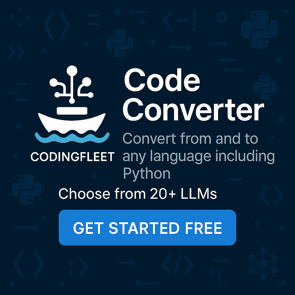 CodingFleet Code Converter
