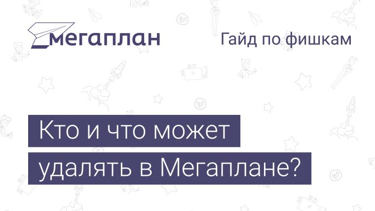 Кто и что может удалять в Мегаплане?