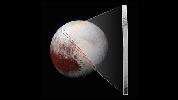 This frame from a movie, which extends across the hemisphere that faced New Horizons spacecraft as it flew past Pluto on July 14, 2015, includes all of the highest-resolution images taken by the NASA probe.