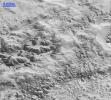 This highest-resolution image from NASA's New Horizons spacecraft shows how erosion and faulting has sculpted this portion of Pluto's icy crust into rugged badlands.