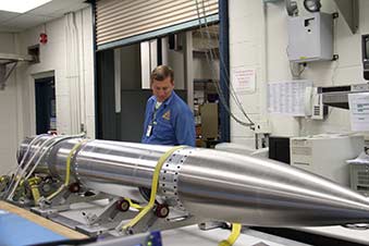 MIST payload at Wallops for testing.