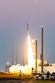 RockOn mission launches from Wallops Island, VA.