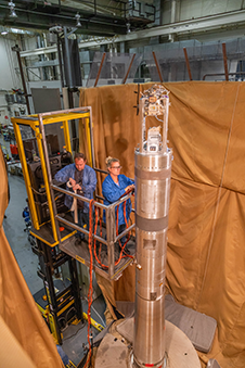 DISSIPATION payload in the deployment facility.