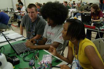 Hampton University RockOn team.