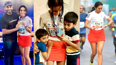 Shark Tank India 4's Vineeta Singh drops pictures from her recent marathon run; recalls 'Only took me 17 years, 14 Mumbai Marathons, and almost 15000 km of running'