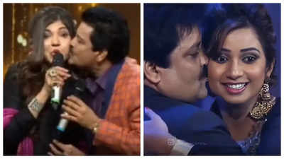 Amid controversy, old videos of Udit Narayan kissing co-singers Alka Yagnik and Shreya Ghoshal go viral