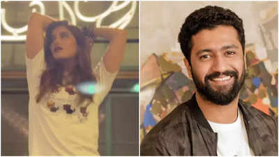 Vicky Kaushal reacts hilariously to Rasha Thadani's "Tauba Tauba" dance with Bosco Martis