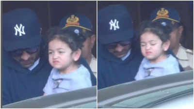 Alia Bhatt and Ranbir Kapoor spotted at airport with daughter Raha after family vacation