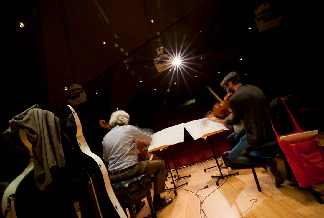 group playing music in the department of music