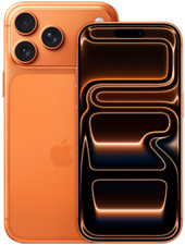 iPhone 17 Pro in Cosmic Orange