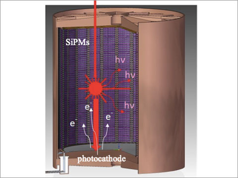 schematic of TPC cylinder