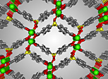 molecular model of a new metal organic framework