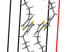 Rendering of molecular packing