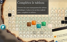 Jeu : compléter le tableau périodique des éléments