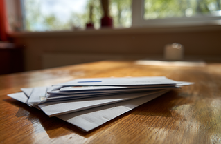 stack of envelopes