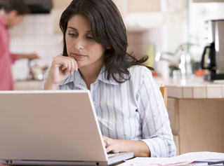 Woman on laptop