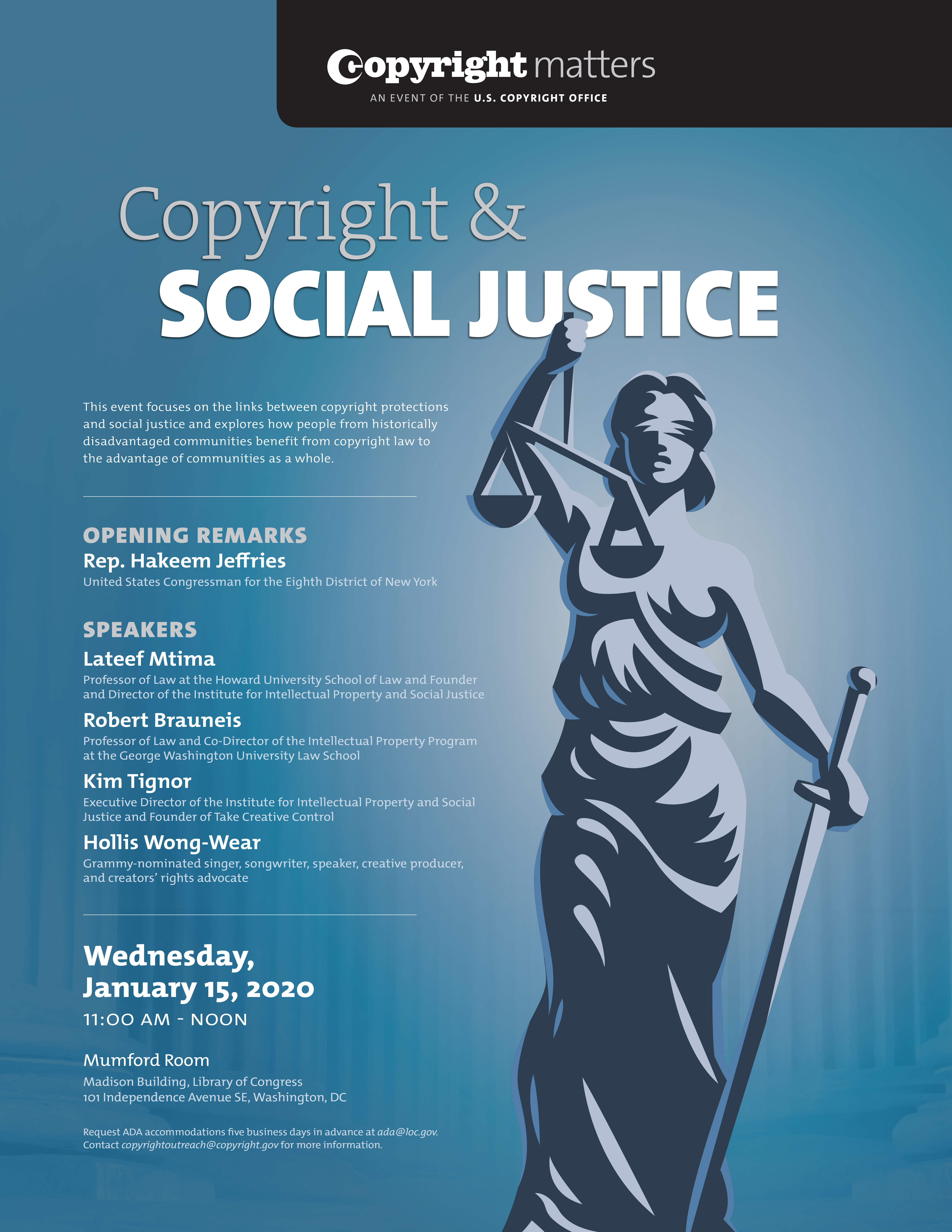 Copyright and Social Justice Flyer