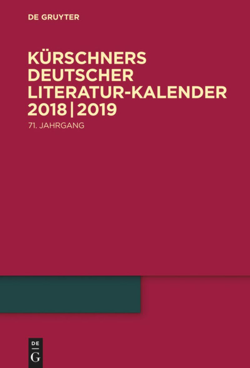 book: 71. Jahrgang 2018/2019