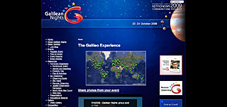 Galilean Nights mini site