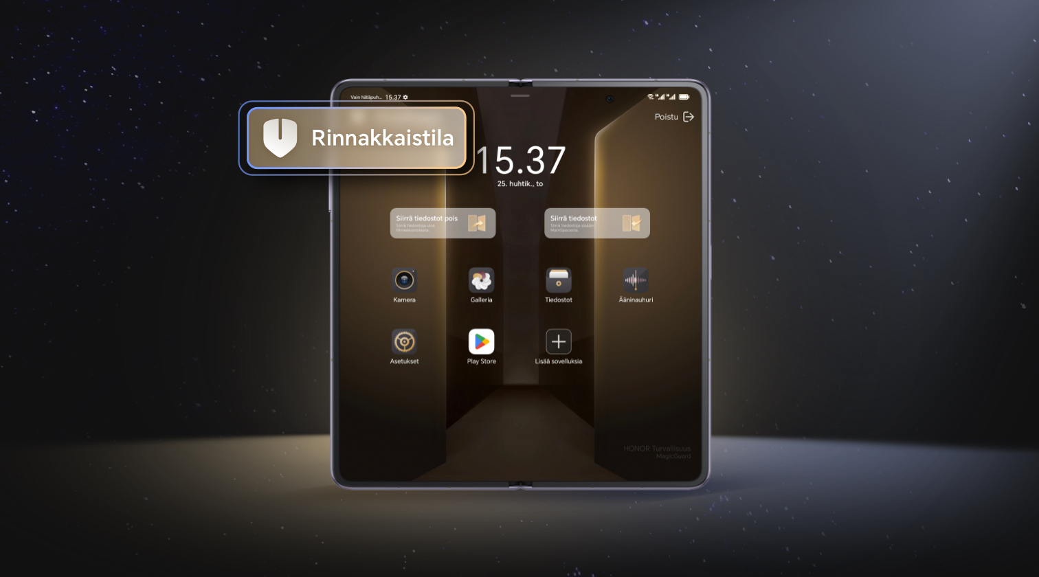 HONOR MagicV2 -rinnakkaistila: luo oma yksityisalueesi