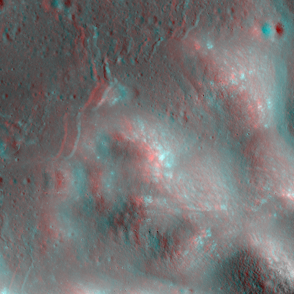 NAC Anaglyph: Aitken Lobate Scarp