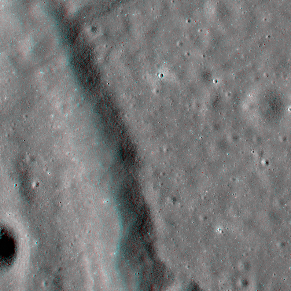 NAC Anaglyph: Triesnecker Fractures