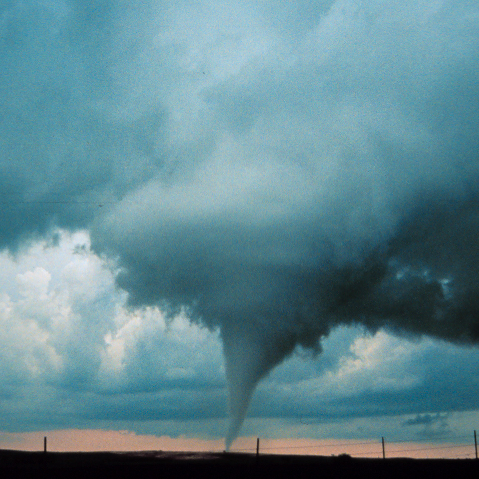 tornado in rural area