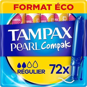 Tampax4件额外95折；平均€0.13/条！日用款 72条