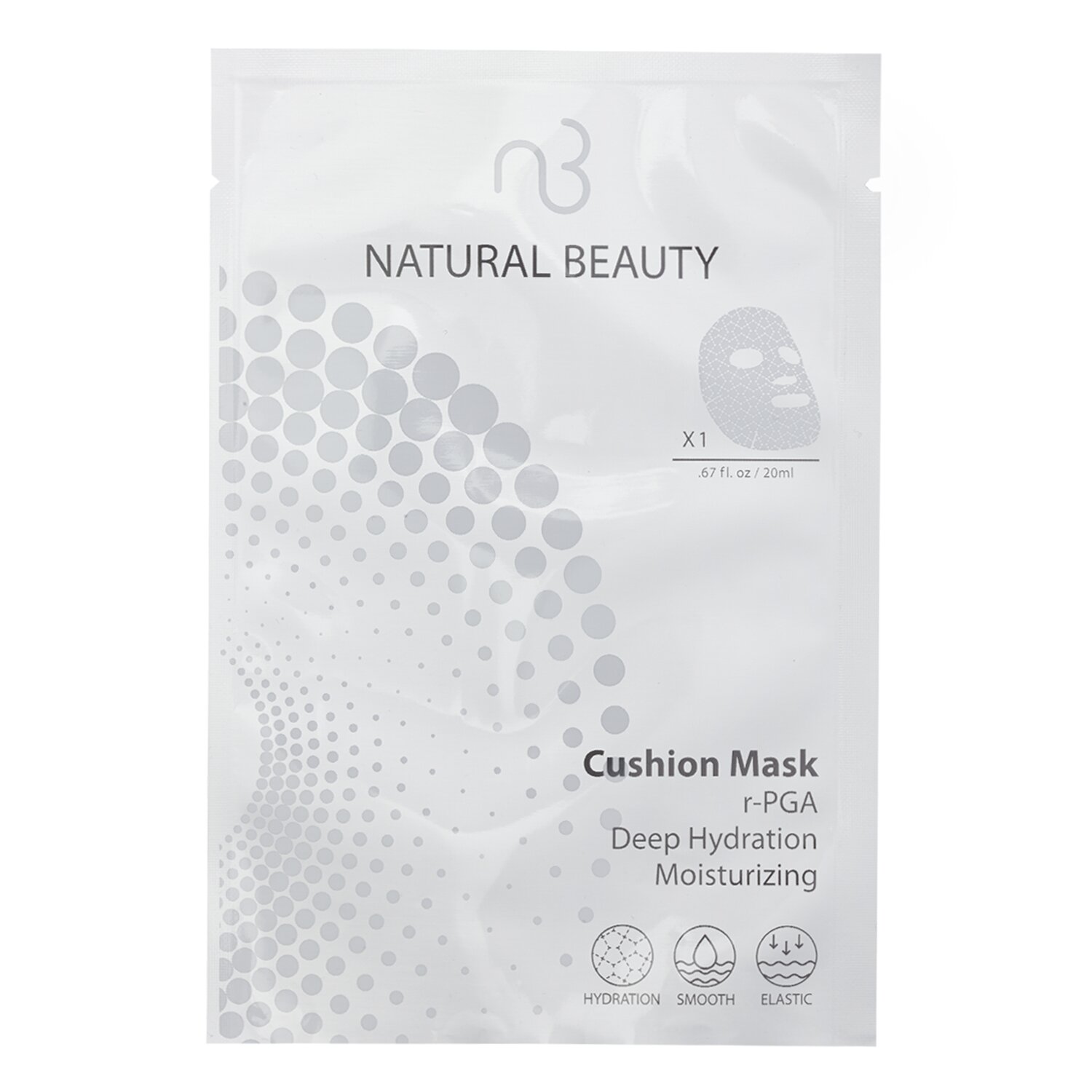 Natural Beauty r-PGA Deep Hydration Moisturizing Cushion Mask 6x 20ml/0.67oz