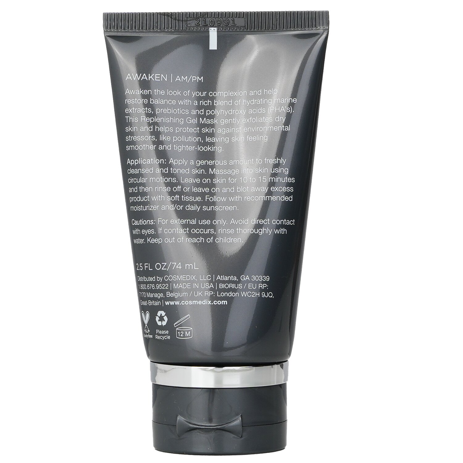 CosMedix Elite Awaken Mascarilla en Gel Reponedora 74ml/2.5oz