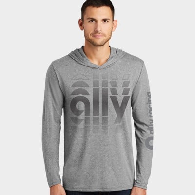 Unisex Jersey Hooded Long Sleeve Tee