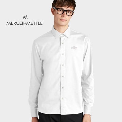 MERCER+METTLE Long Sleeve Stretch Woven Shirt