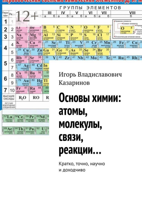 Основы химии: атомы, молекулы, связи, реакции…. Кратко, точно, научно и доходчиво