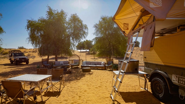 This new luxury camping experience takes you inside the protected Dubai desert