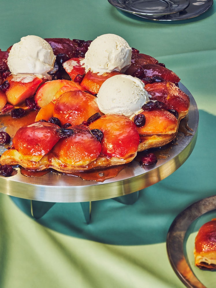 Apple-Cranberry Tarte Tatin